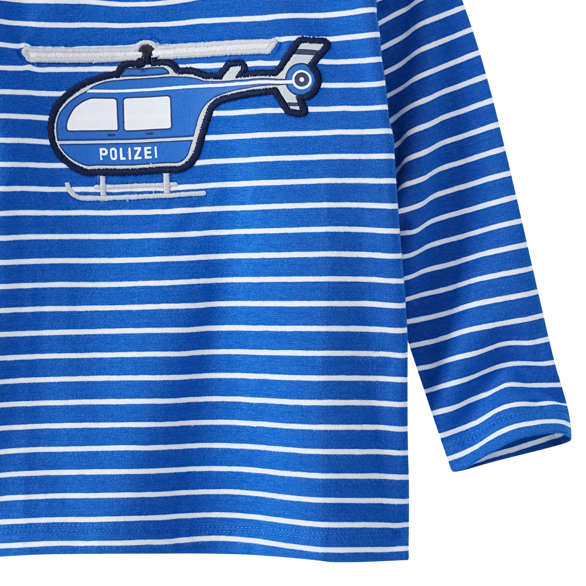 Baby Langarmshirt mit Polizei-Applikation