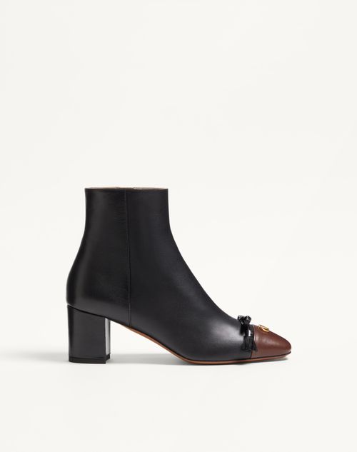 Bota de cano curto Valet Du Roi 60mm em couro de cabra