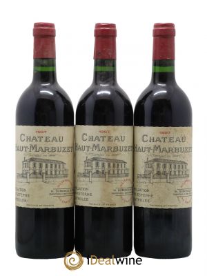Château Haut Marbuzet  1997 - Lot de 3 Bouteilles