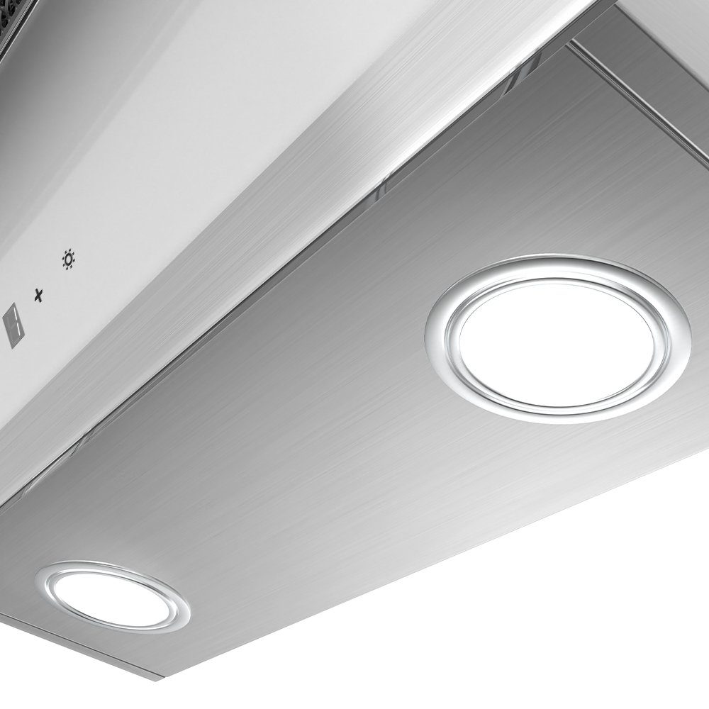 CIARRA Kopffreihaube VM6736NW, A+++ 650m³/h Dunstabzugshaube 60cm WIFI + APP & Touch Control Booster