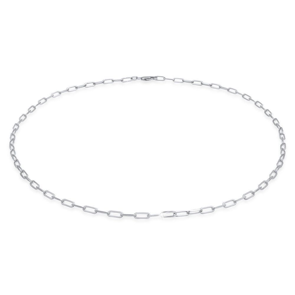 Elli Elli Collier Chaîne de base grossière à maillons dames Tendance minimale en argen Bijoux