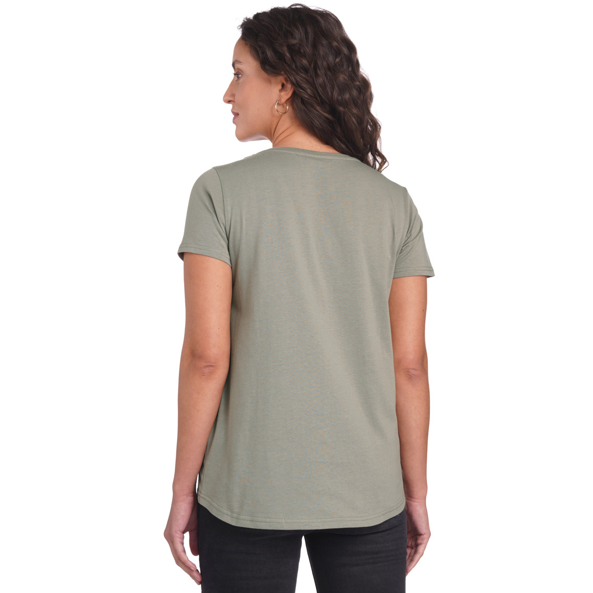 Damen T-Shirt mit Message-Print