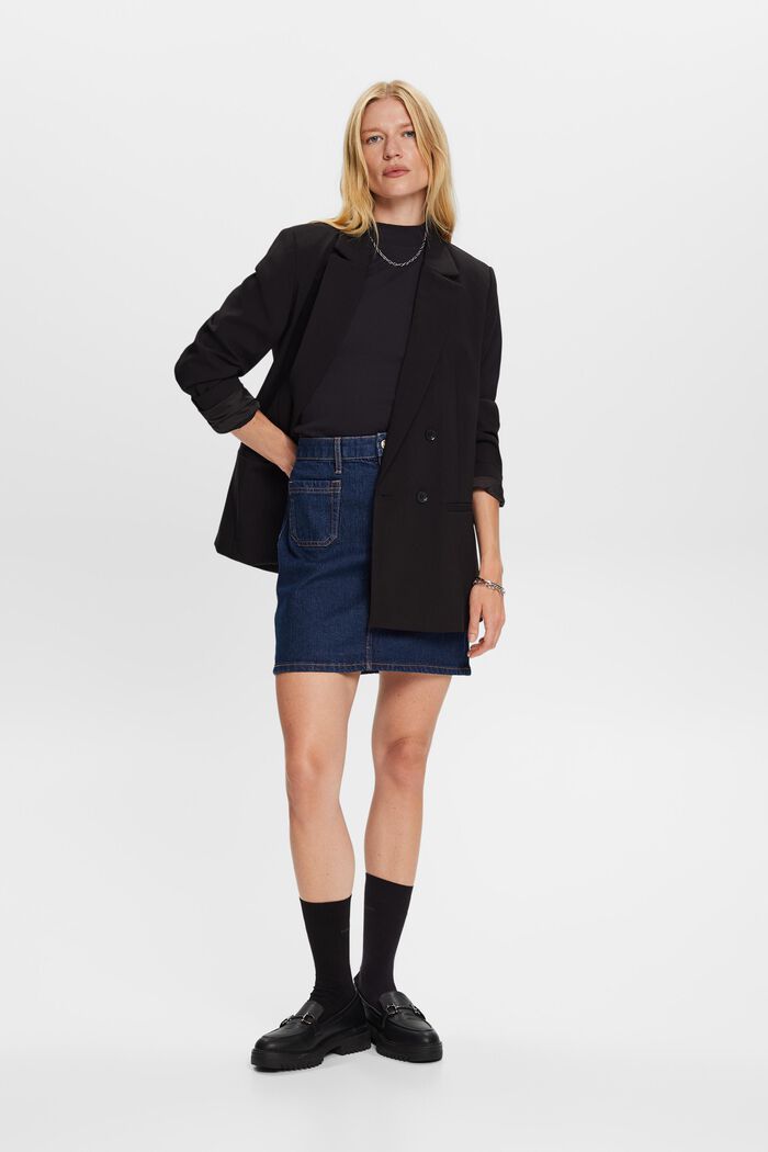 Recycelt: Jeans-Minirock