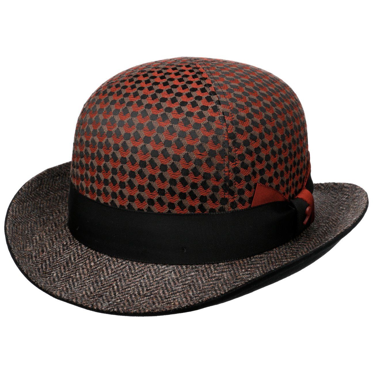 Alfonso D´Este Outdoorhut (1-St) Bowler mit Futter, Made in Italy