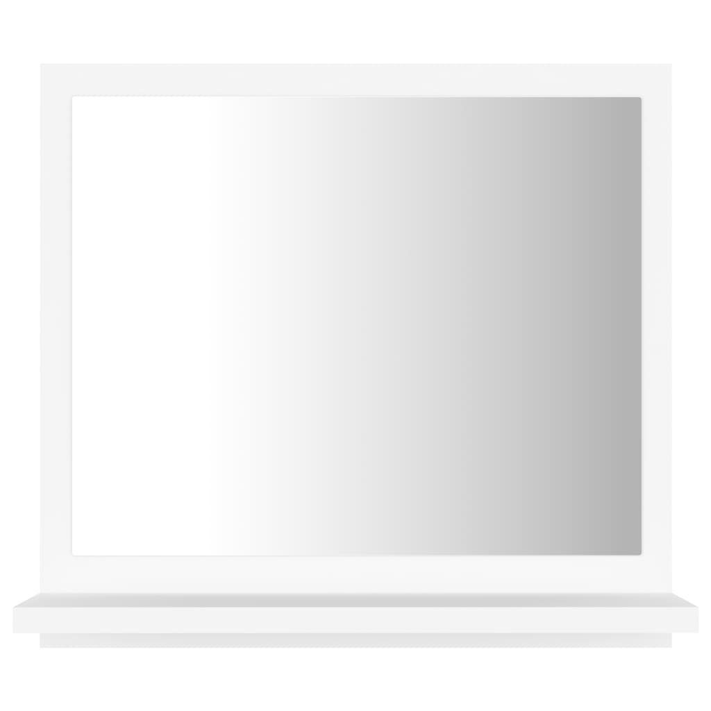 vidaXL Badezimmerspiegelschrank Badspiegel Weiß 40x10,5x37 cm Holzwerkstoff (1-St)