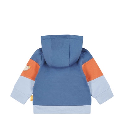 Sweatjacke, mittelblau für Jungs