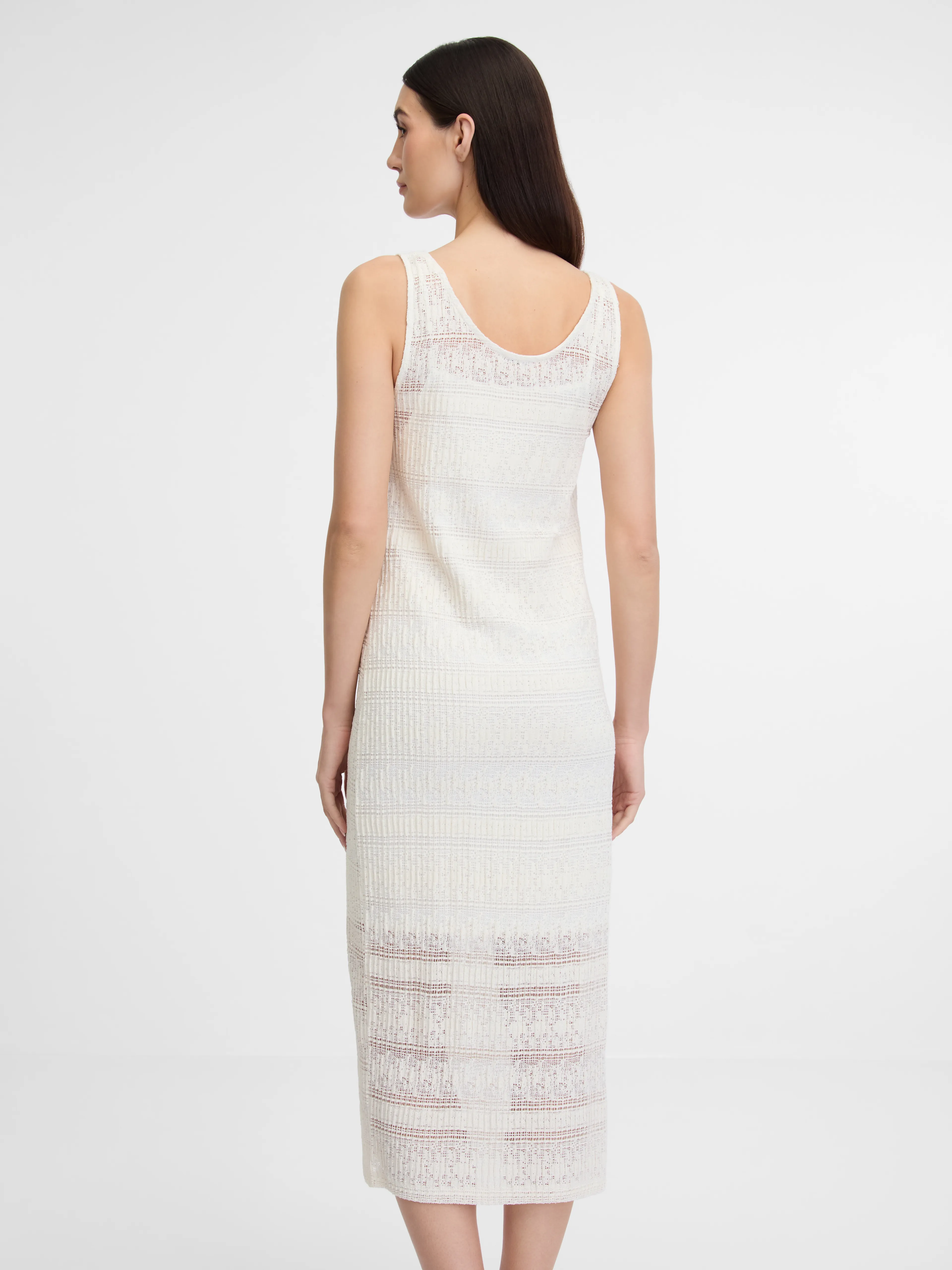 Cremefarbenes Damen-Midikleid ORSAY