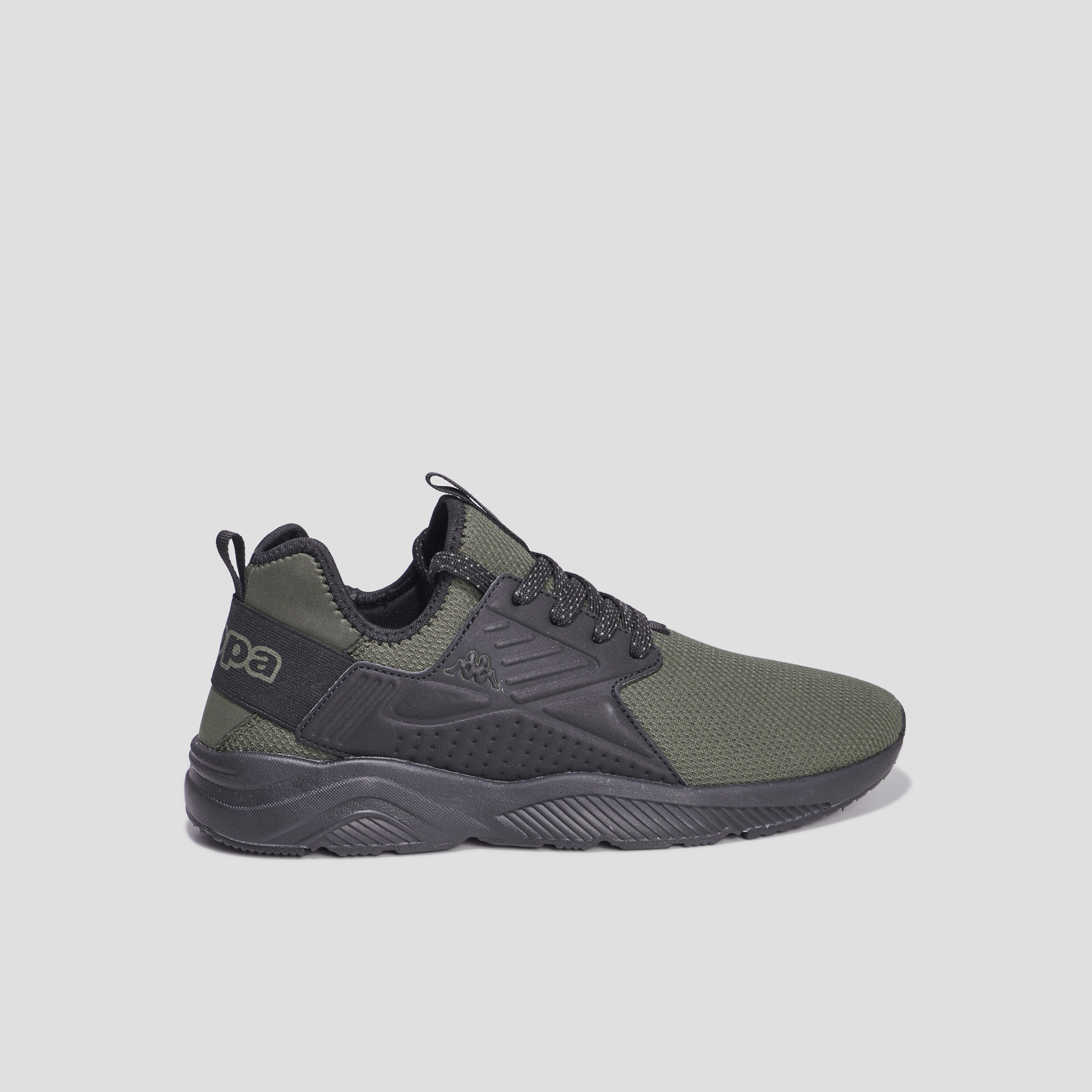 Runnings à lacets Kappa San Puerto vert kaki homme | La Halle