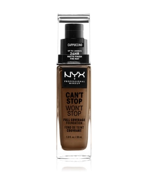NYX Professional Makeup Can't Stop Won't Stop 24-Hour Foundation Flüssige Foundation-30 ml