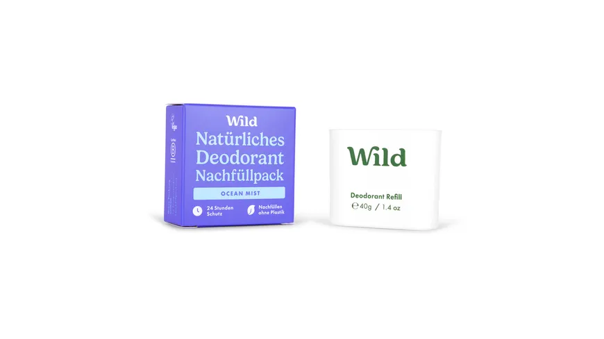 Wild Deodorant Ocean Mist Nachfüllung 40 g