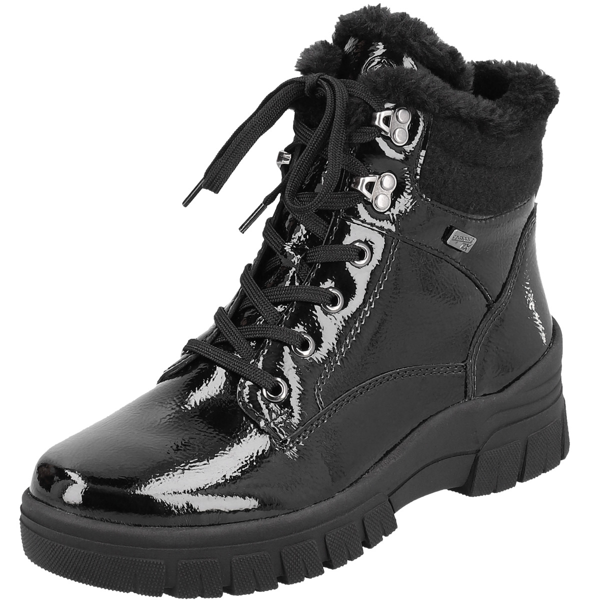 Remonte D0E71 Schnürboots schwarz