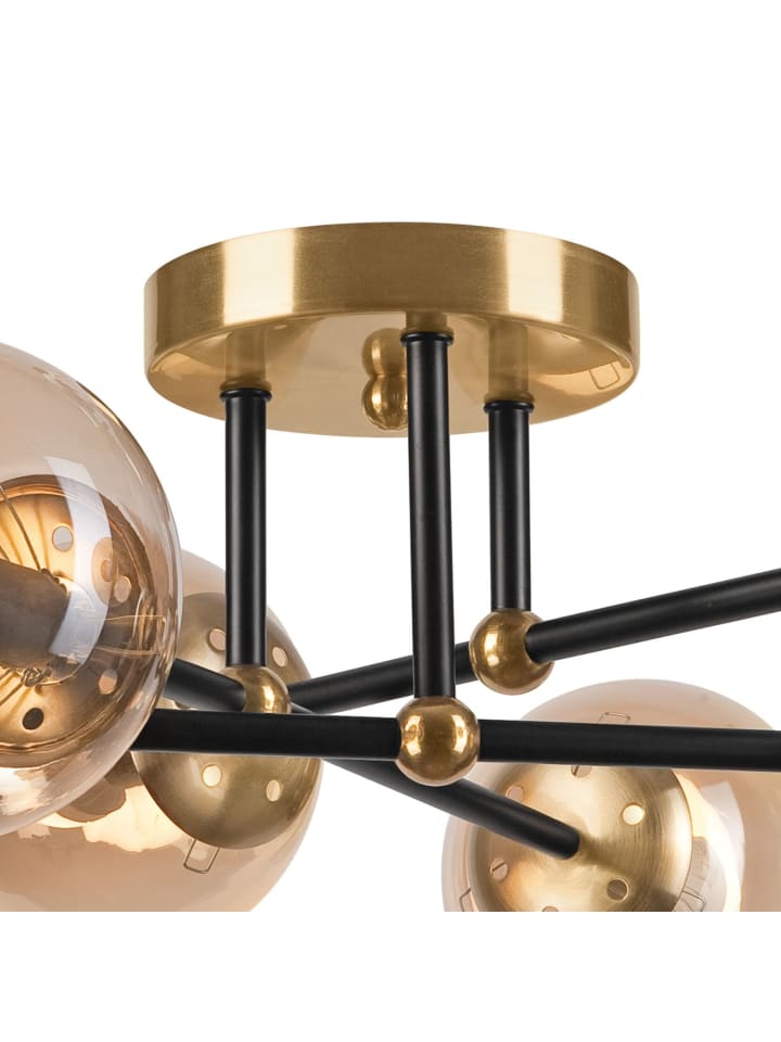 Licht-Erlebnisse Deckenlampe in Gold Schwarz günstig kaufen onesize