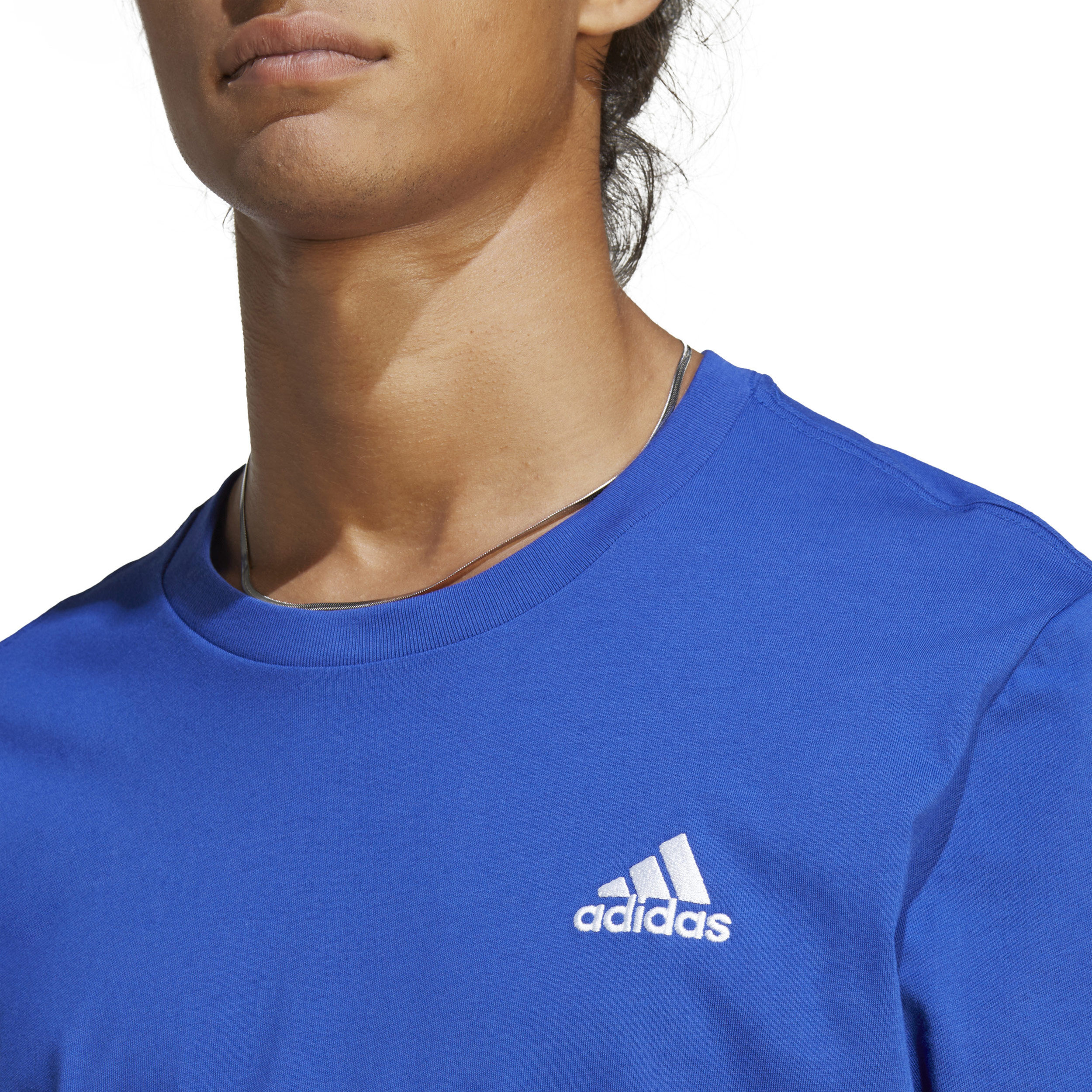 Sleeveless Single Jersey T-Shirt Herren - Blau