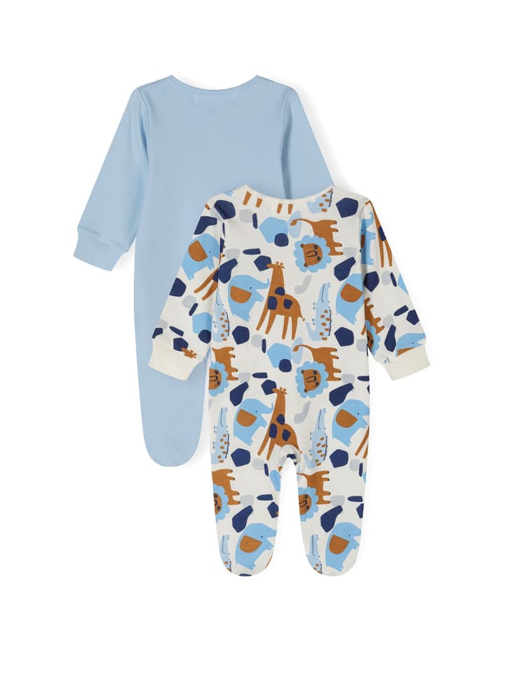 Minoti 2er. Set: Strampler 24babypack17 in hellblau günstig kaufen