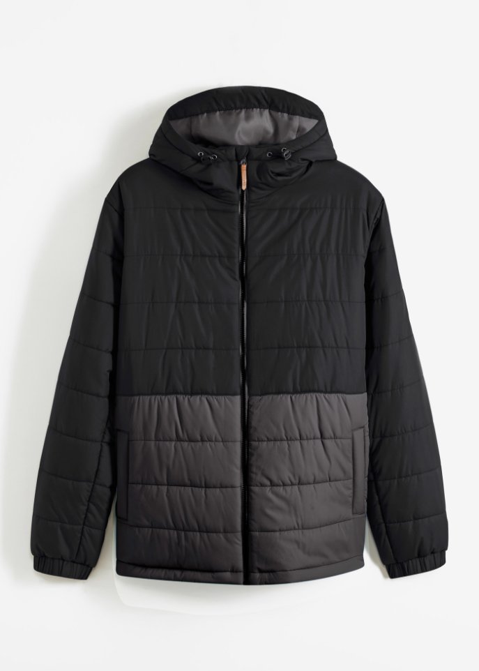 Steppjacke mit Kapuze aus recyceltem Polyester