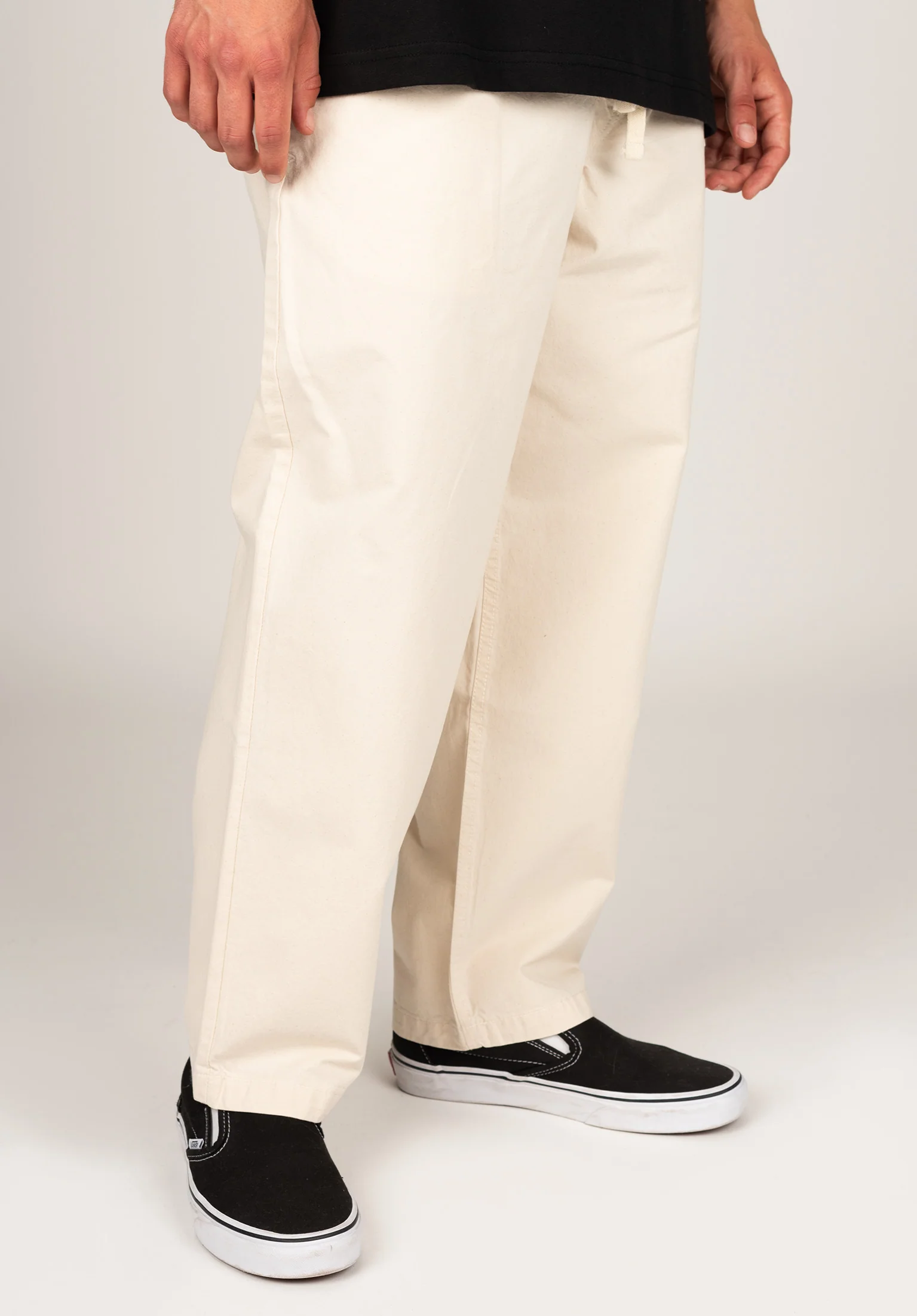 Range Loose Cropped Elastic Waist