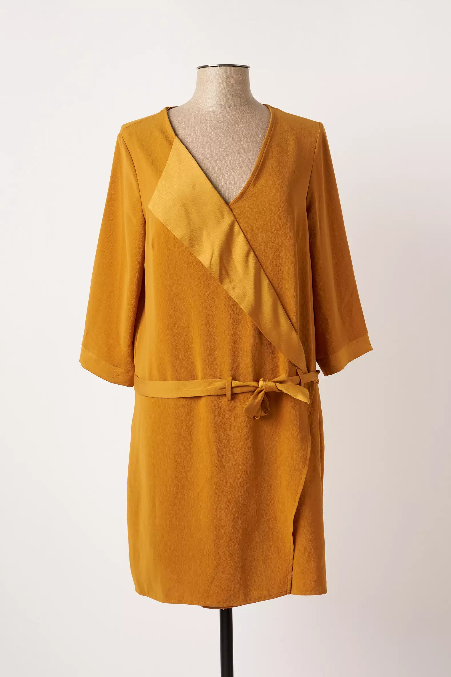 Ema Blue S Robes Mi Longues Femme couleur orange