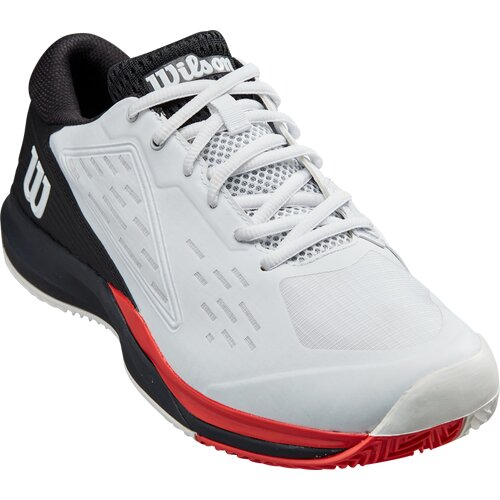 HERREN TENNISOUTDOORSCHUHE RUSH PRO ACE CLAY WH/BK/POPPY RED