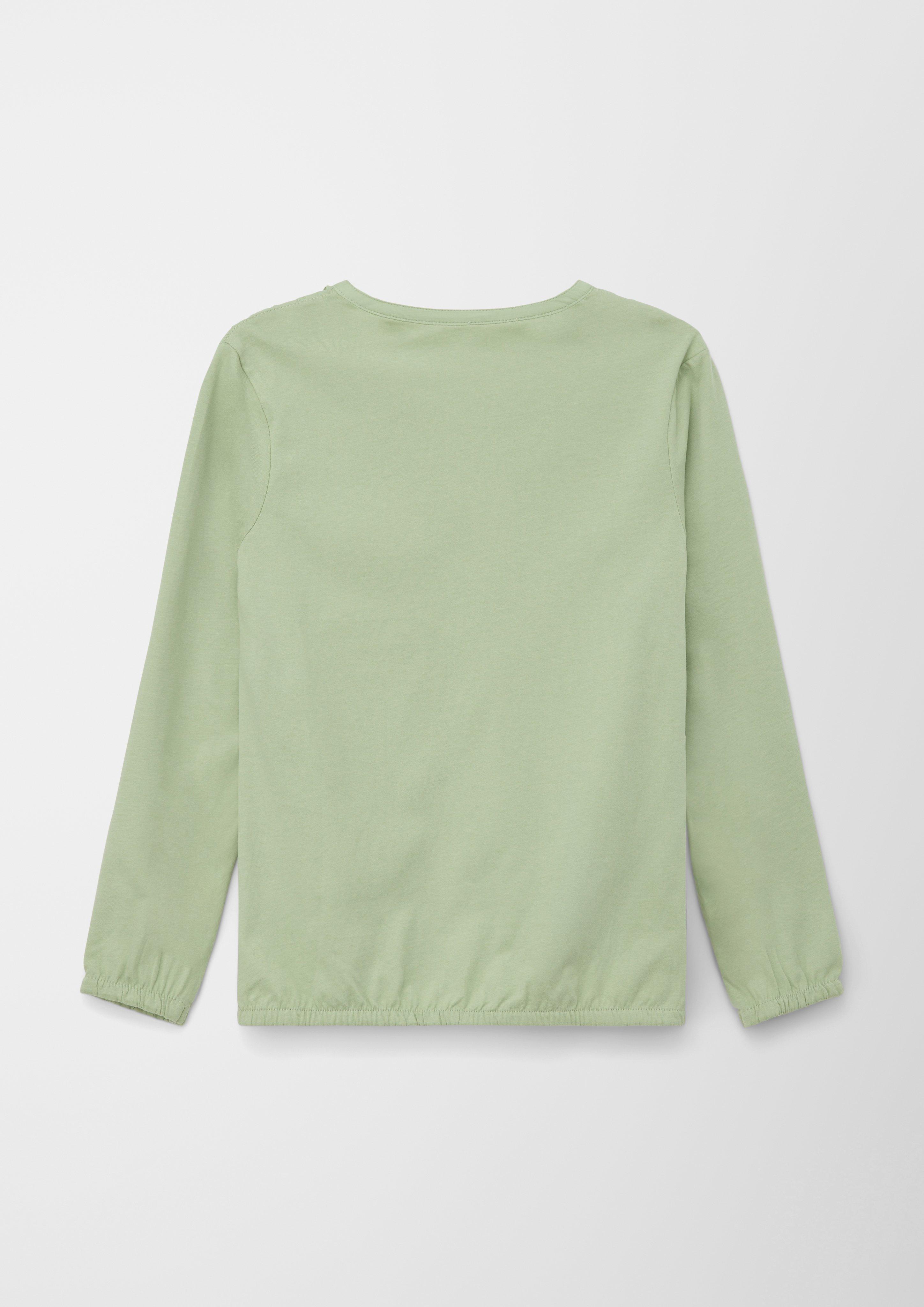 Langarmshirt aus Baumwolle und Viskose   2119785-7360