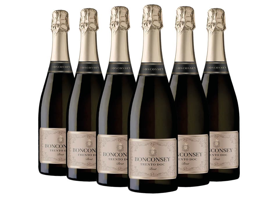Trento Brut DOC Bonconsey 6 bouteilles de 0,75 ℓ