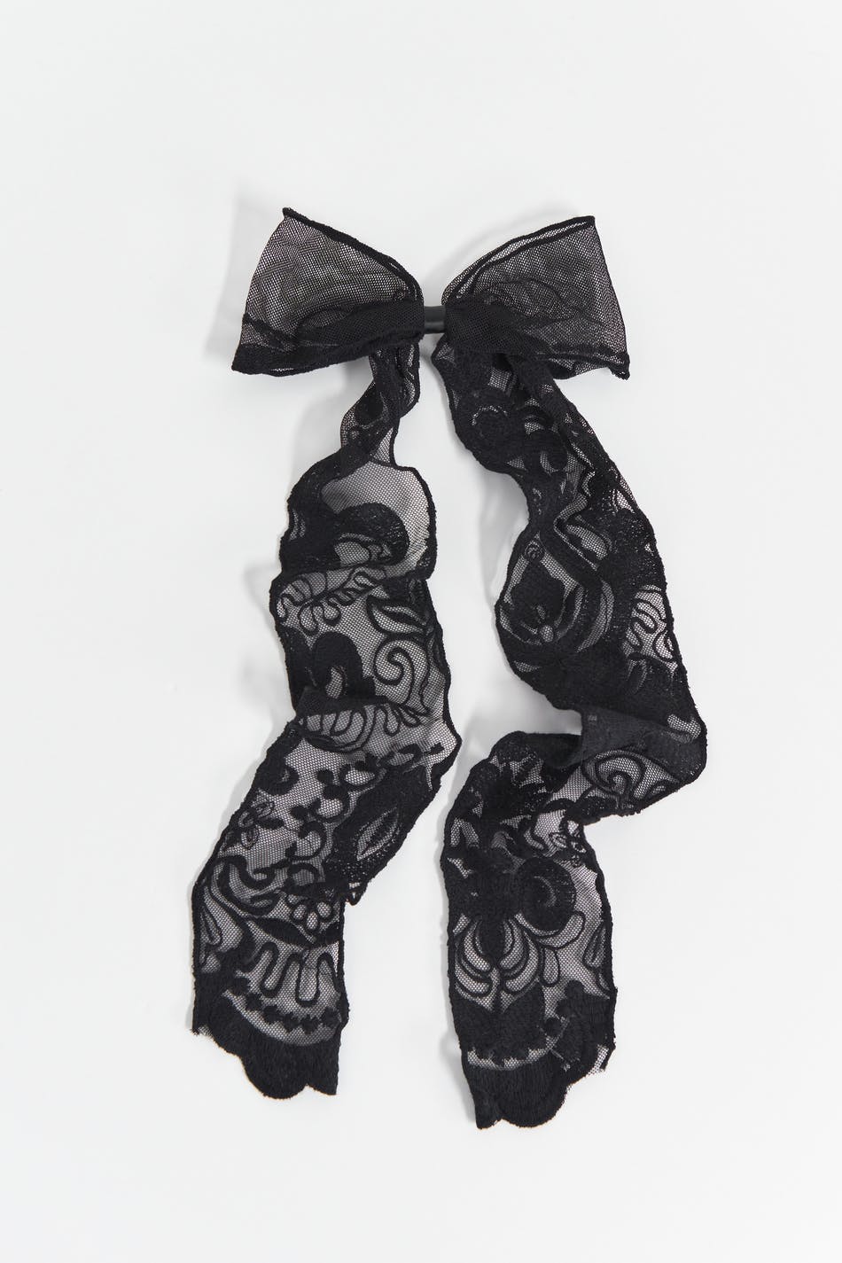 Lace bow hair clip
