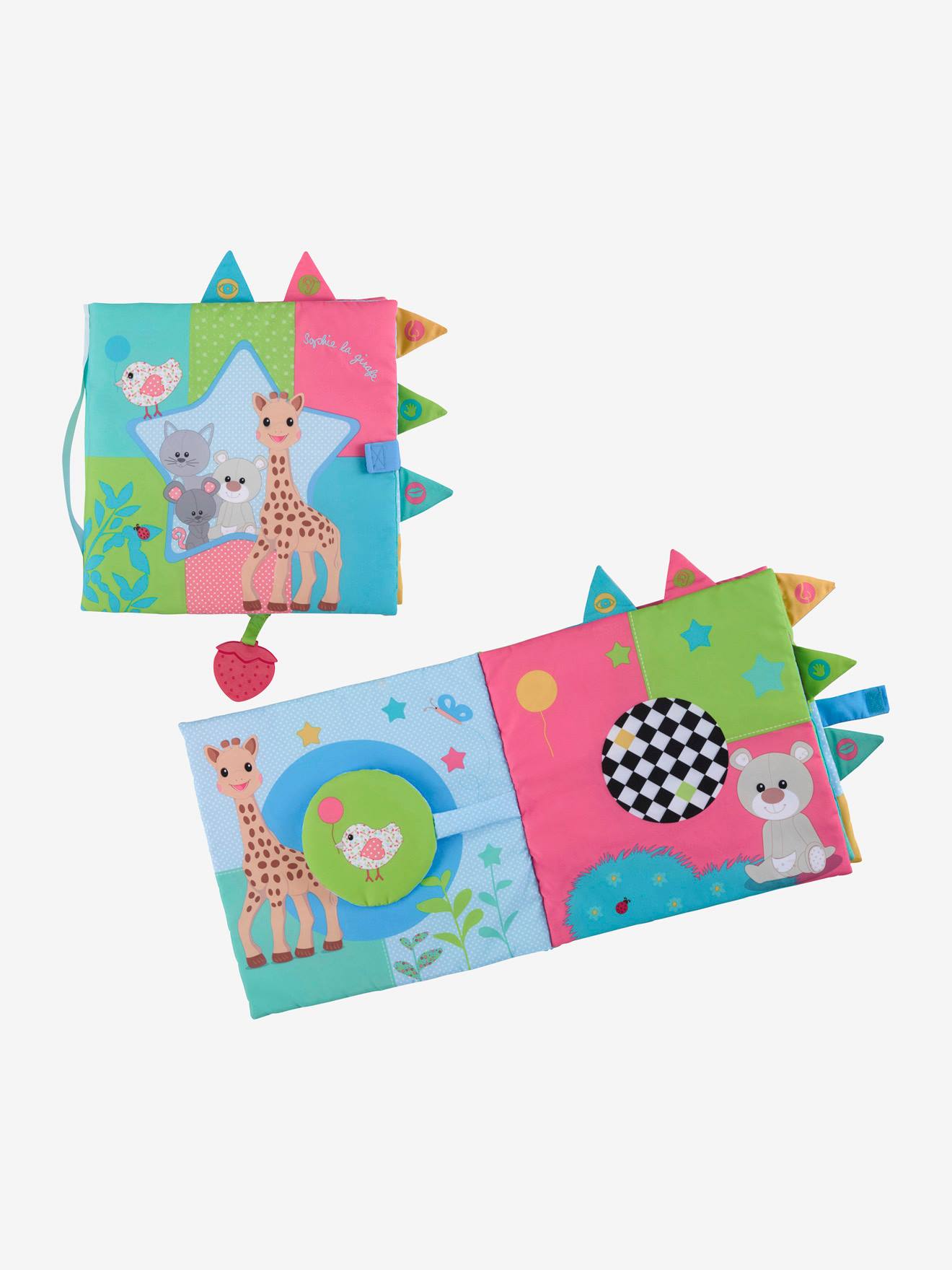 Sensitive book Sophie la girafe VULLI bleu