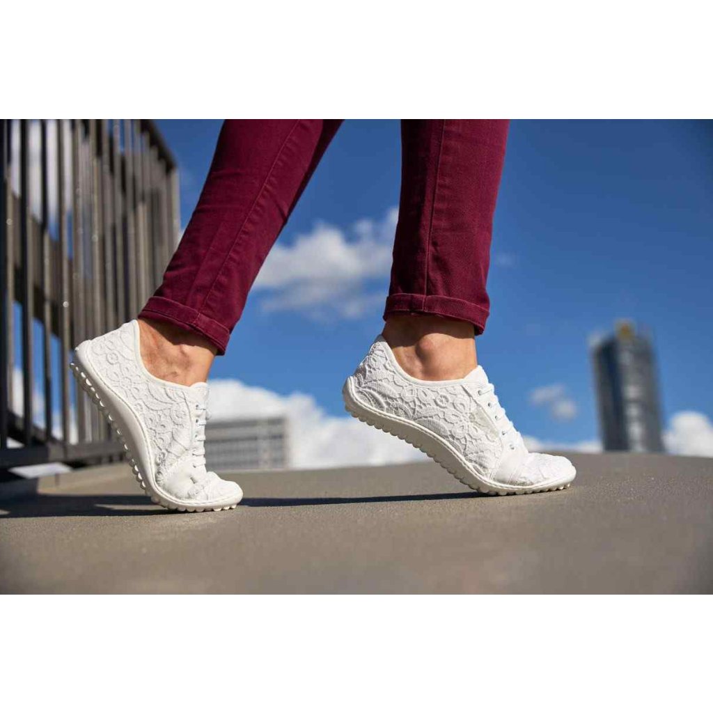 Leguano Amalfi Bianco Barfußsneakers