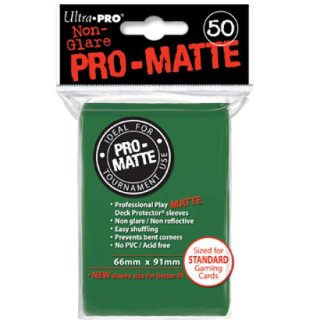 Pro-Matte Sleeves Green (50 Hüllen) [66x91mm]
