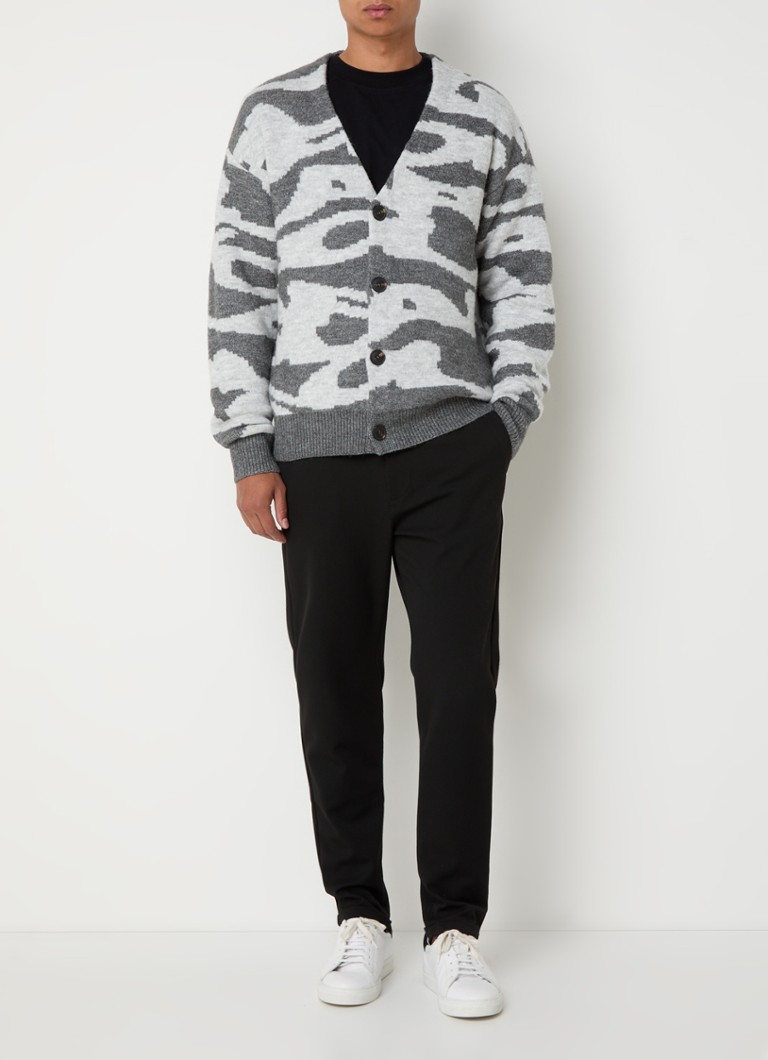 Cardigan ușor din amestec de lână OLAF Wavy Drift