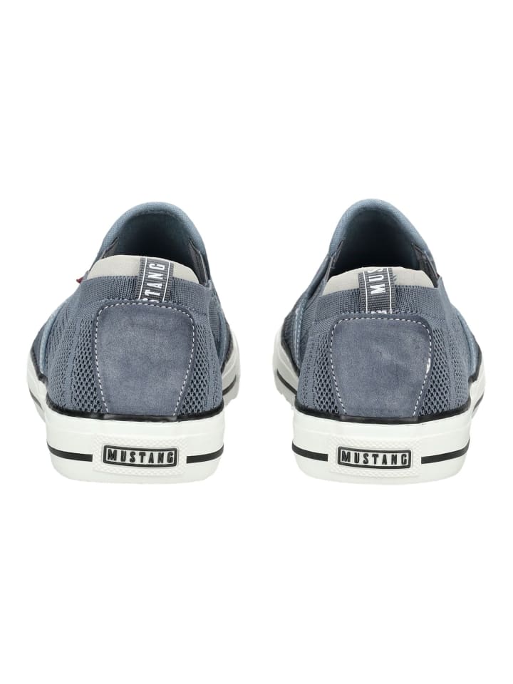 Mustang Slipper in Grau/Blau günstig kaufen