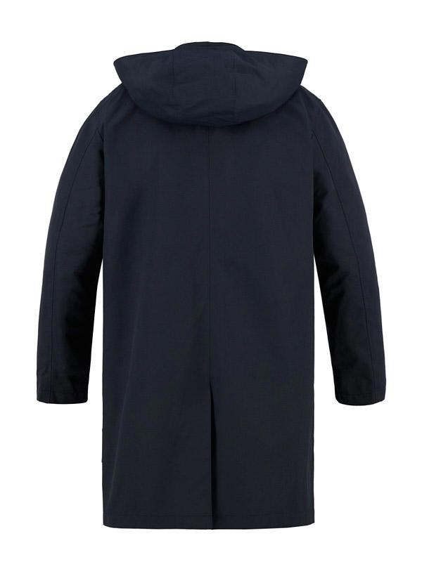 Marc O'Polo, Mantel, Baumwolle-Mikrofaser halbgefüttert, navy