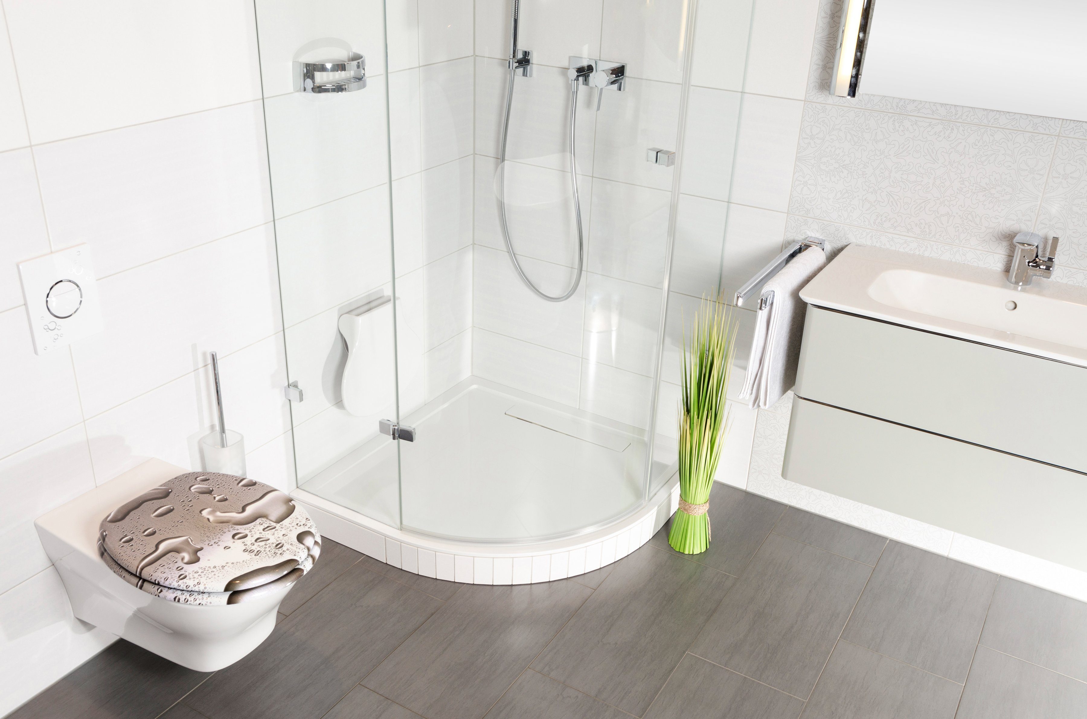 Sanilo WC-Sitz Dewdrop, mit Absenkautomatik
