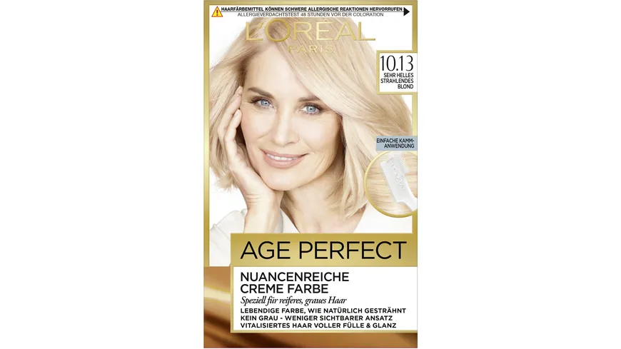 L'Oréal Paris Age Perfect Creme Farbe 10.13 - sehr helles strahlendes blond
