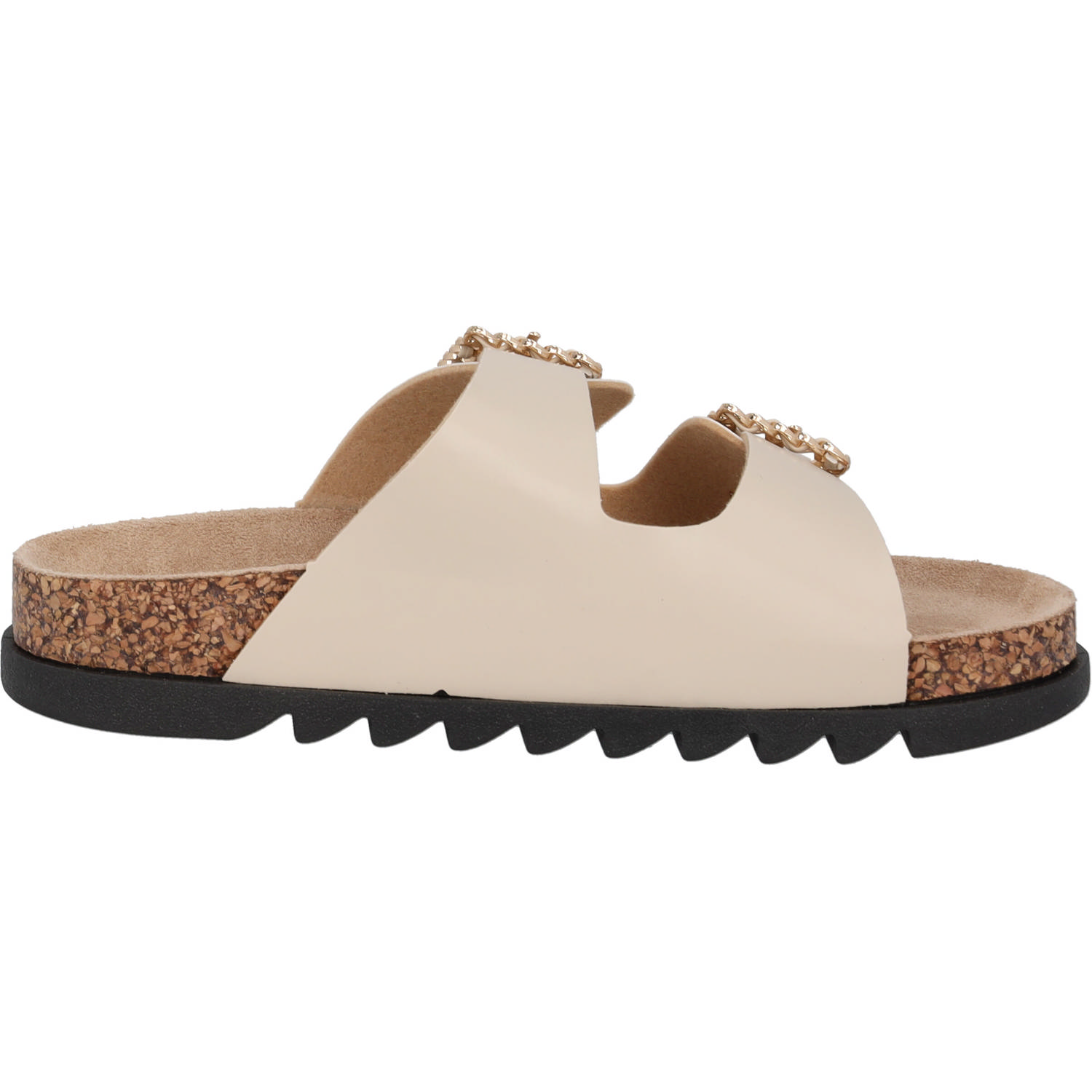 Palado Igies by Sila Sahin, Plateau-Pantoletten, Damen, Beige
