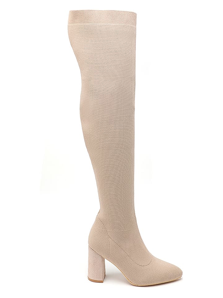 Foreverfolie Stiefel in Beige günstig kaufen 36