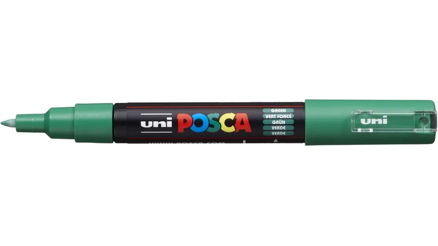 FABER-CASTELL  Marker UNI POSCA PC-1MC grün grün
