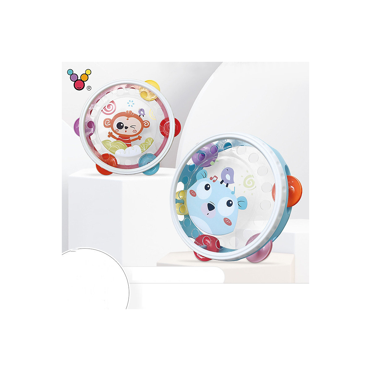 Tamburin-Spielzeug Kinderpädagogische Früherziehung, Musikaufklärung