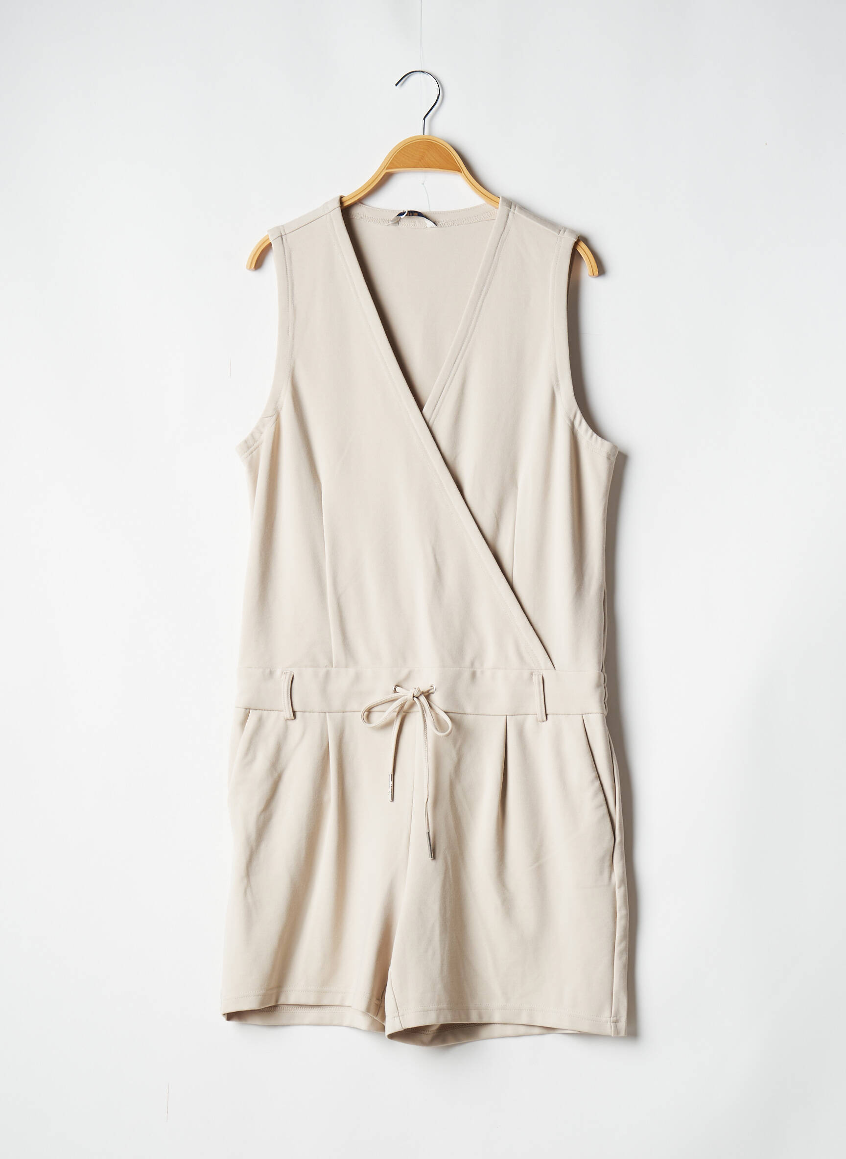 Only Combi Shorts Femme couleur beige