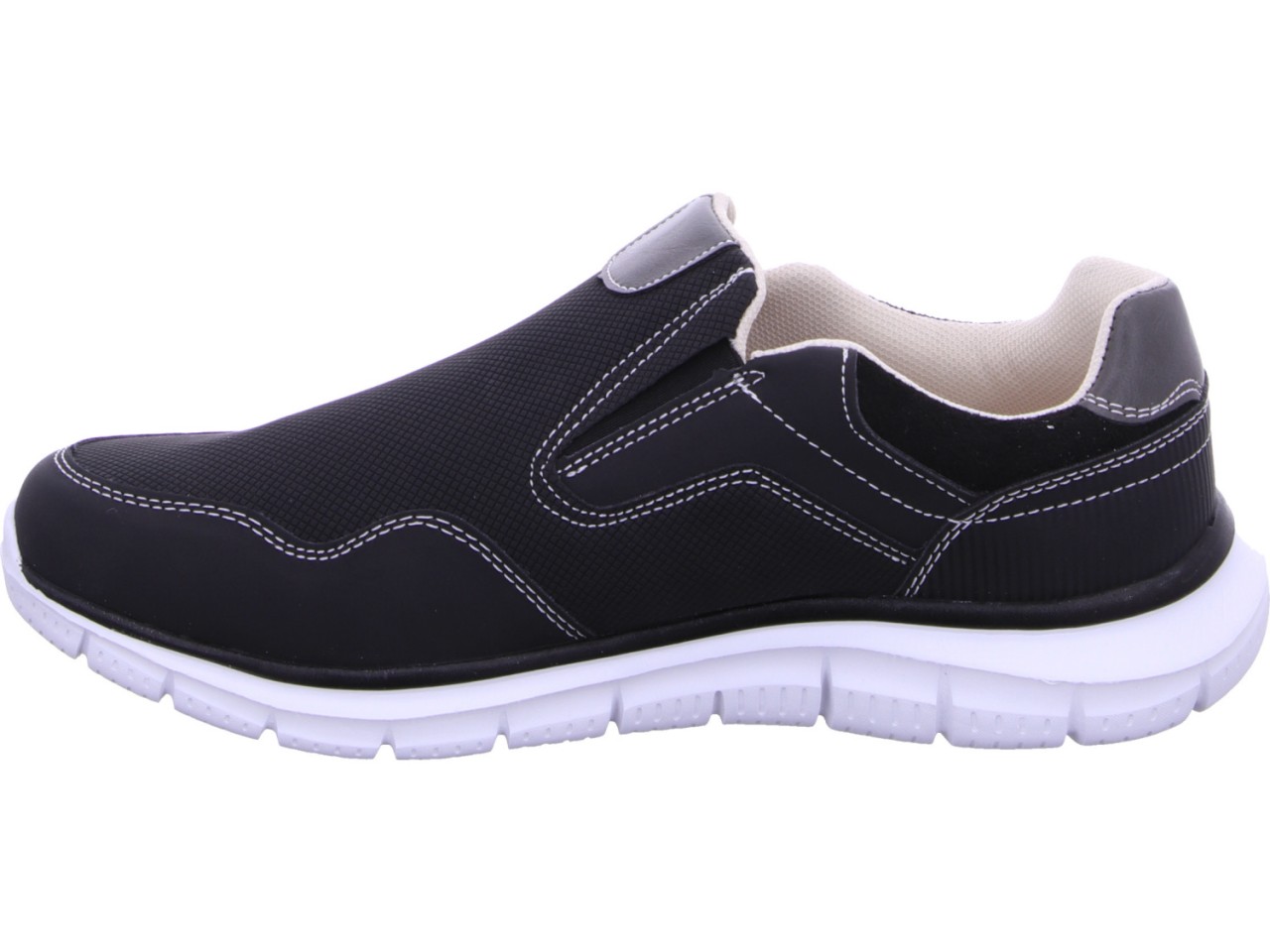 DIVERSE Komfort Slipper schwarz