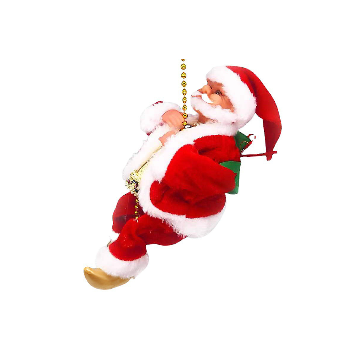 Spielzeug Weihnachten elektrisches Kletterperlenspielzeug Elektrisches Musik-Kinderspielzeug des Weihnachtsmanns