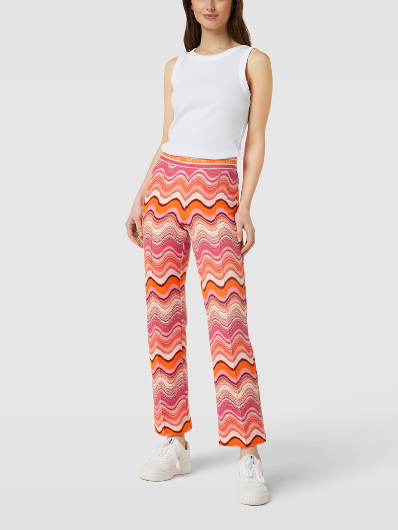 Hose in Strick-Optik Modell 'Rainee' in pink