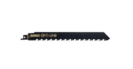 DeWalt Zubehör DT2421-QZ HM Sägeblatt für Säbelsägen, gezahnt, 305 x 12,7 mm, 1 Stück