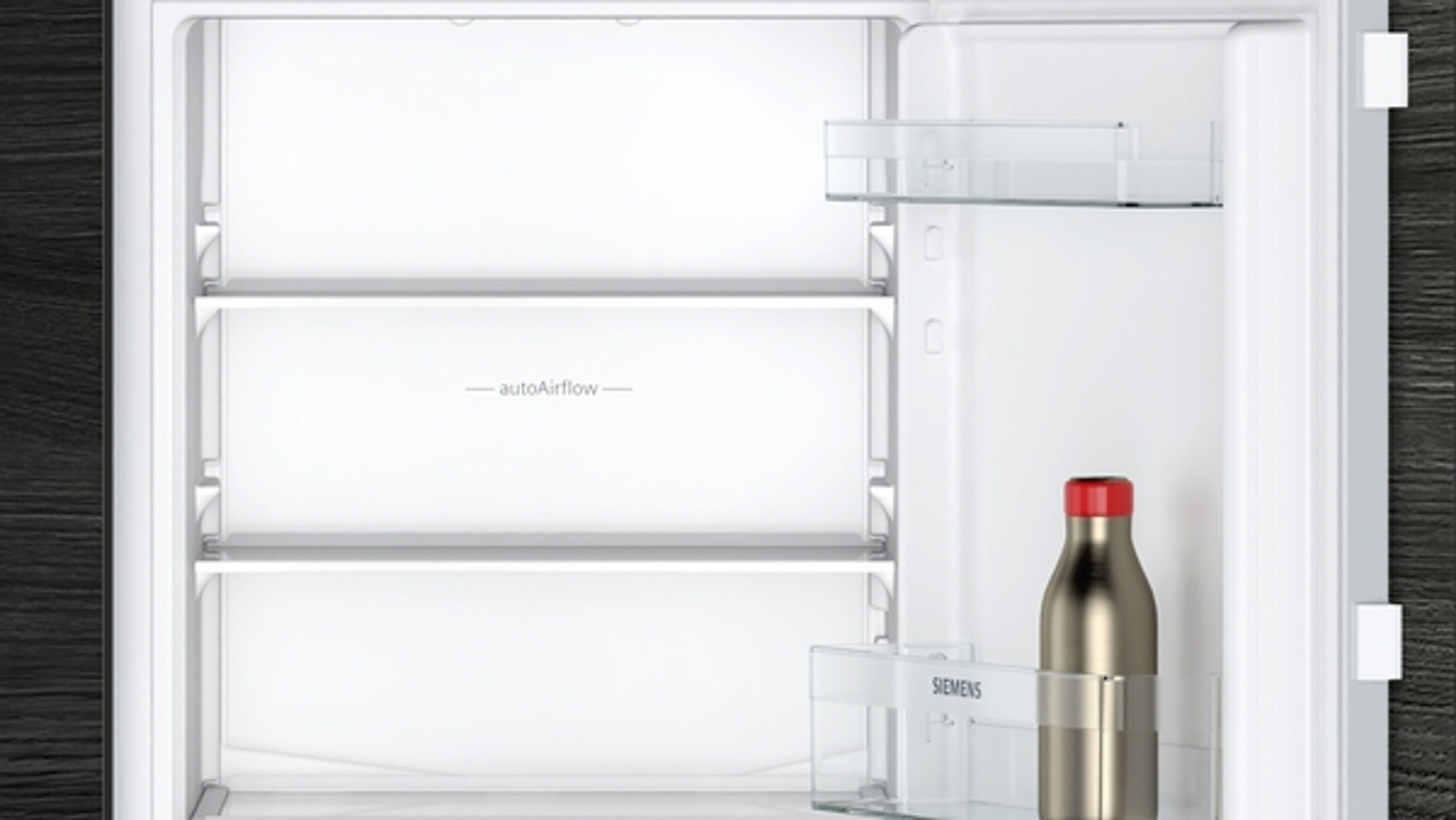 SIEMENS Einbaukühlgefrierkombination KI85NNFF0, 177.2 cm hoch, 54.1 cm breit, noFrost, freshBox, autoAirflow, superFreezing, LED-Beleuchtung