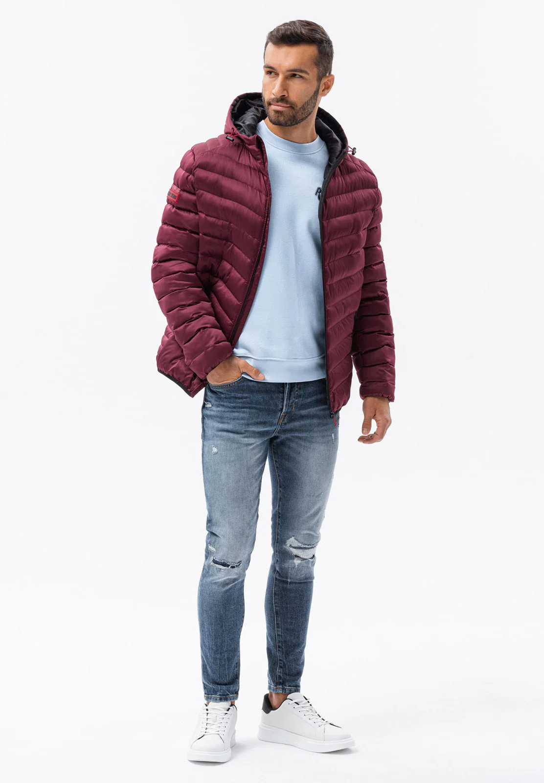 Chaqueta de invierno ombré