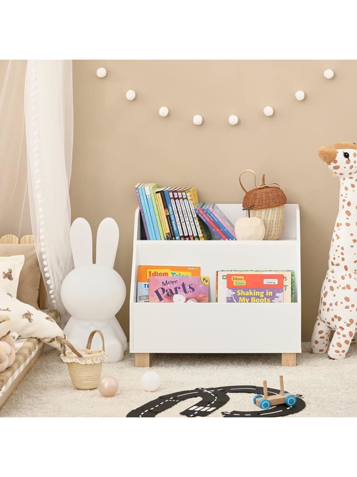 SoBuy Kinderregal in Weiß - (B)60 x (H)53 x (T)48cm günstig kaufen onesize