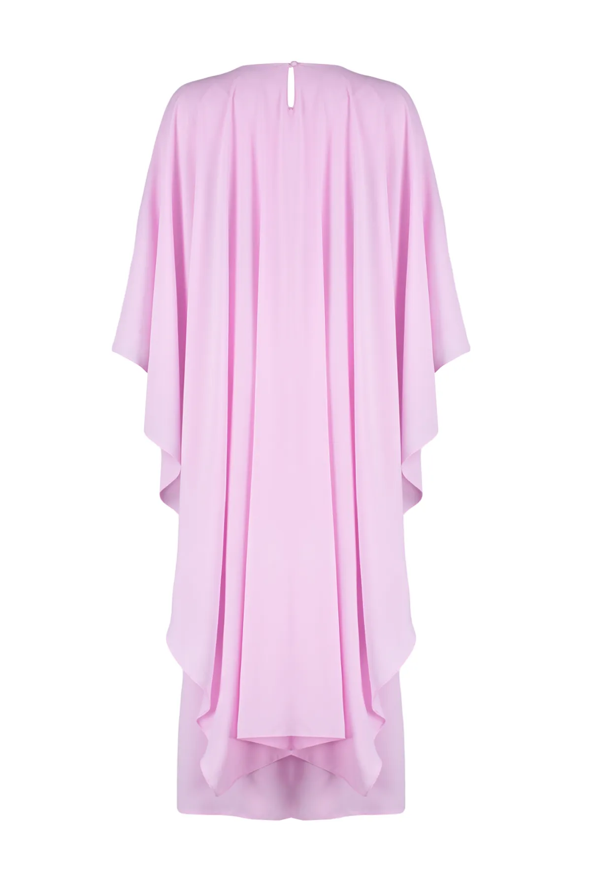 Trendyol Modest  Lilafarbenes Cape mit Gürtel, detailliertes, elegantes gewebtes Abendkleid TCTSS24DB00003