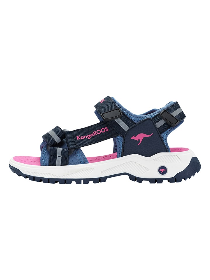 Kangaroos Sandalen in Pink/ Dunkelblau günstig kaufen