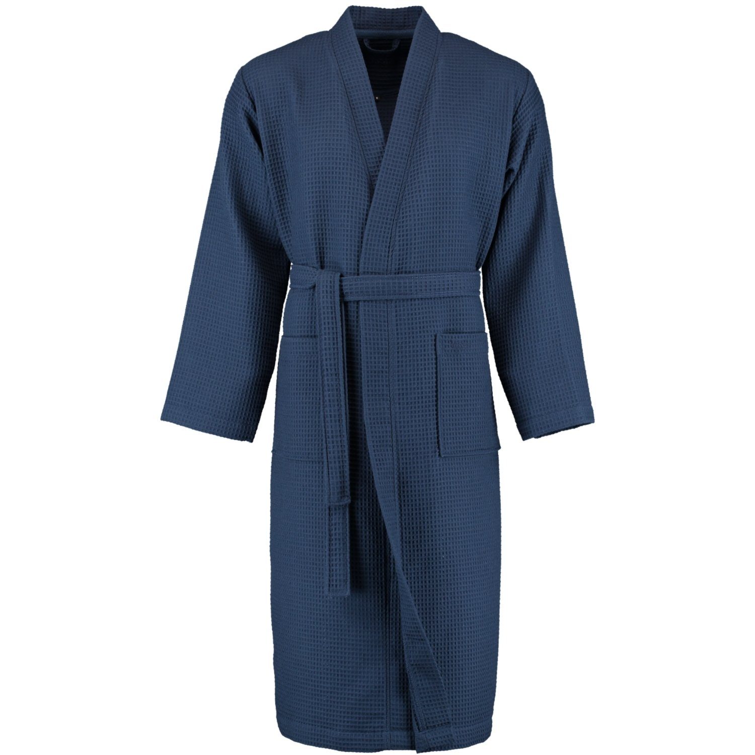 Vossen Unisex-Bademantel Wellington-L Kimono Pique, Kimono, 100% Baumwolle