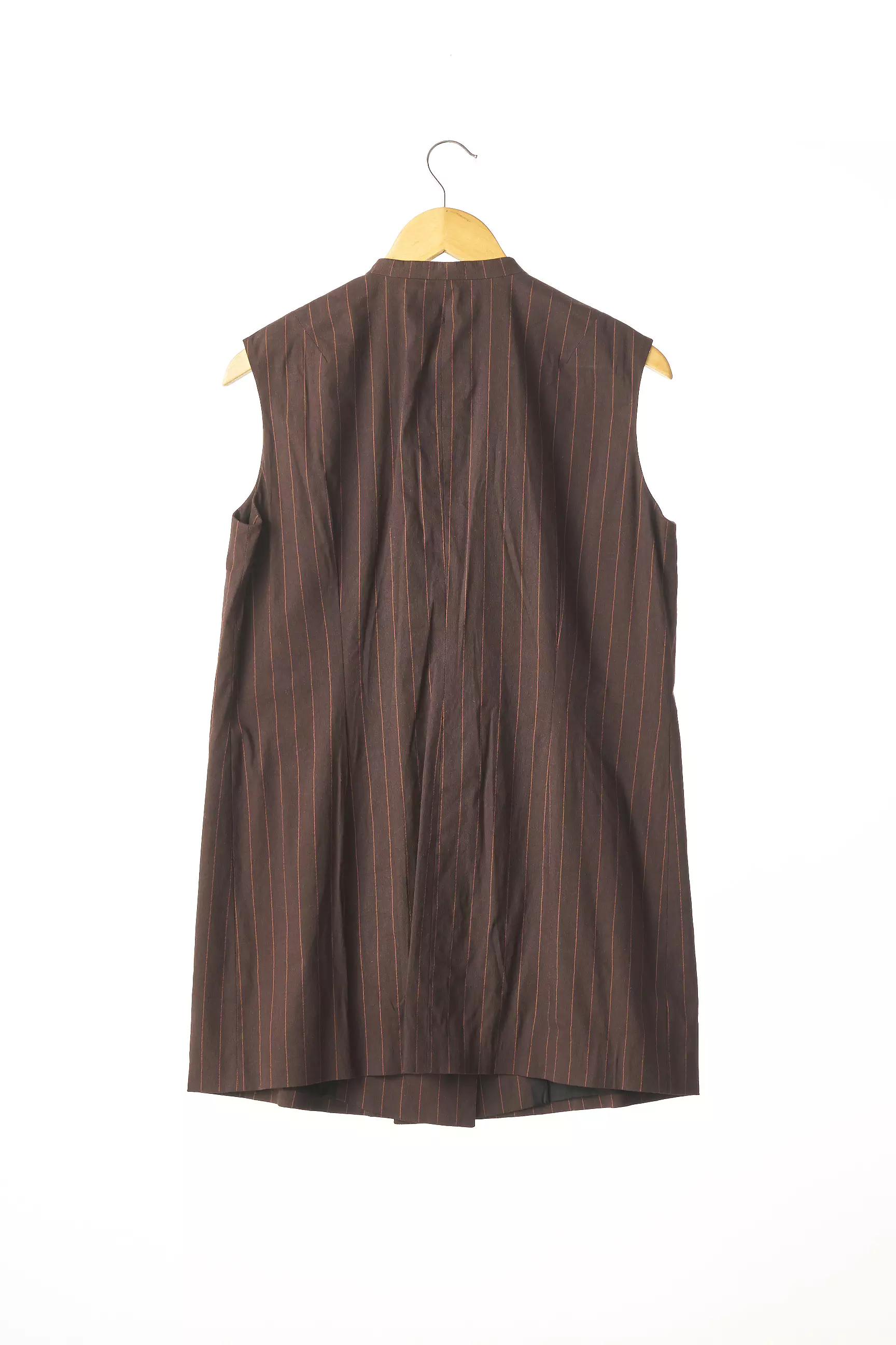 Marcel Marongiu Gilet Femme couleur marron
