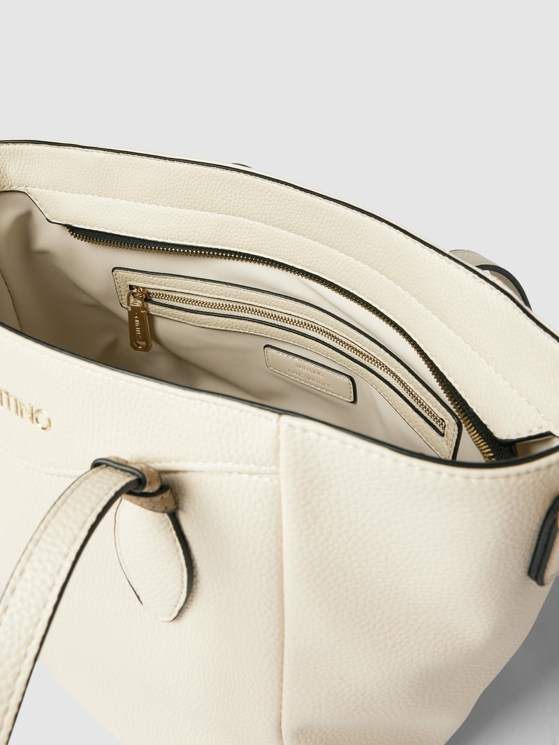 Handtasche mit Label-Detail in offwhite